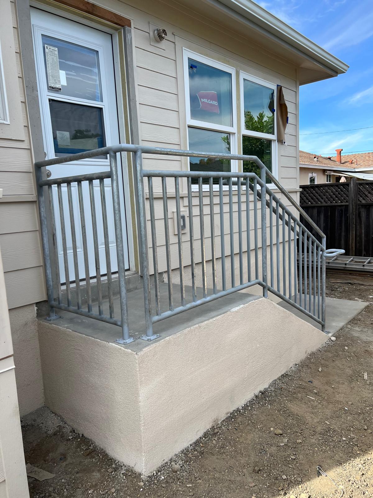 Custom steel railings installation Bay Area