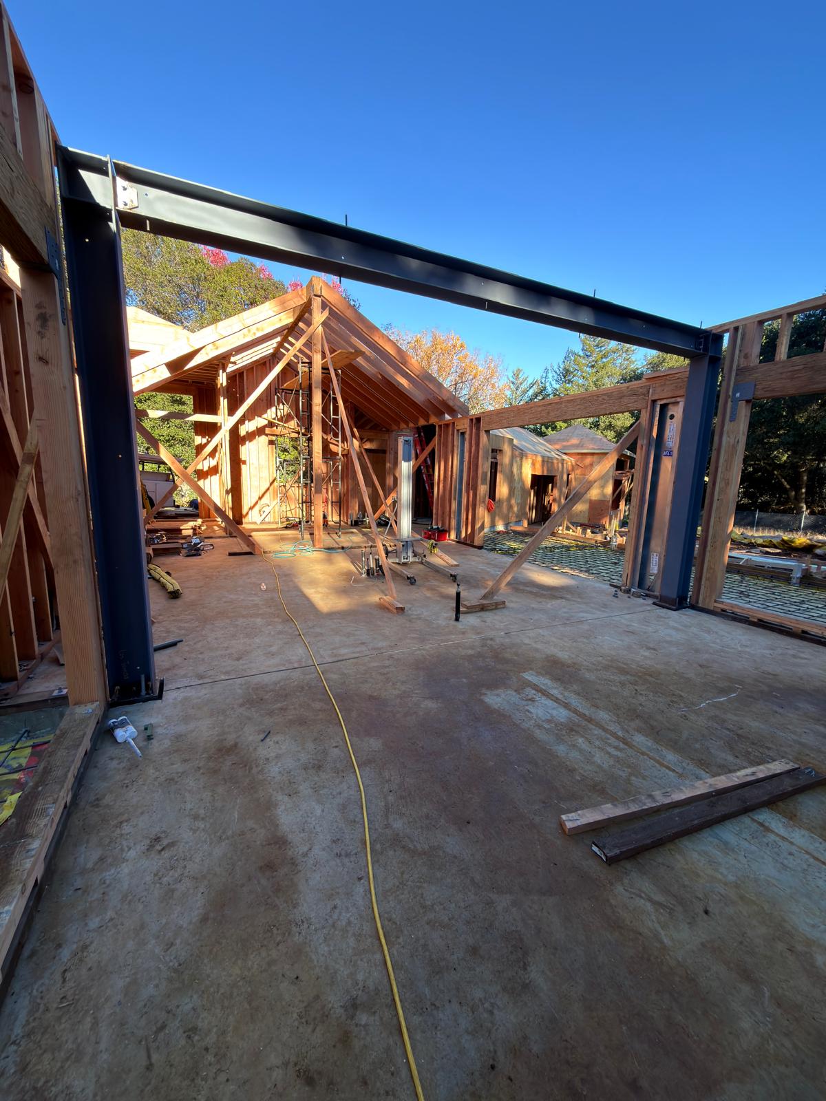Commercial steel fabrication Bay Area project