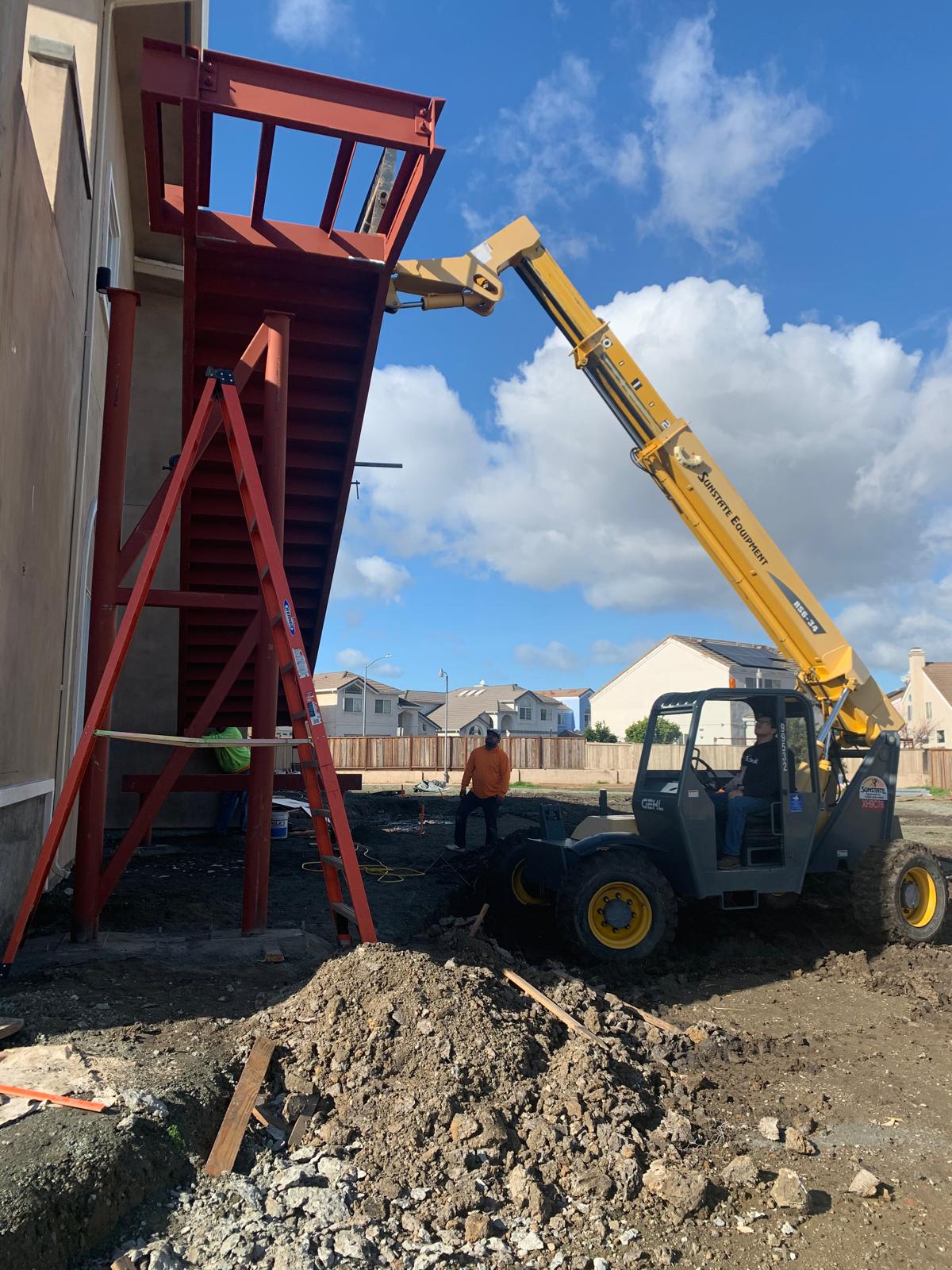 Structural steel frame residential Bay Area